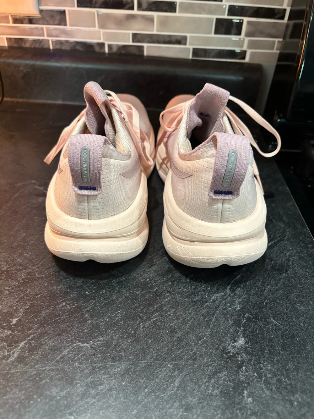 Light Pink Women's Running Sneakers - Asics gel nimbus 27